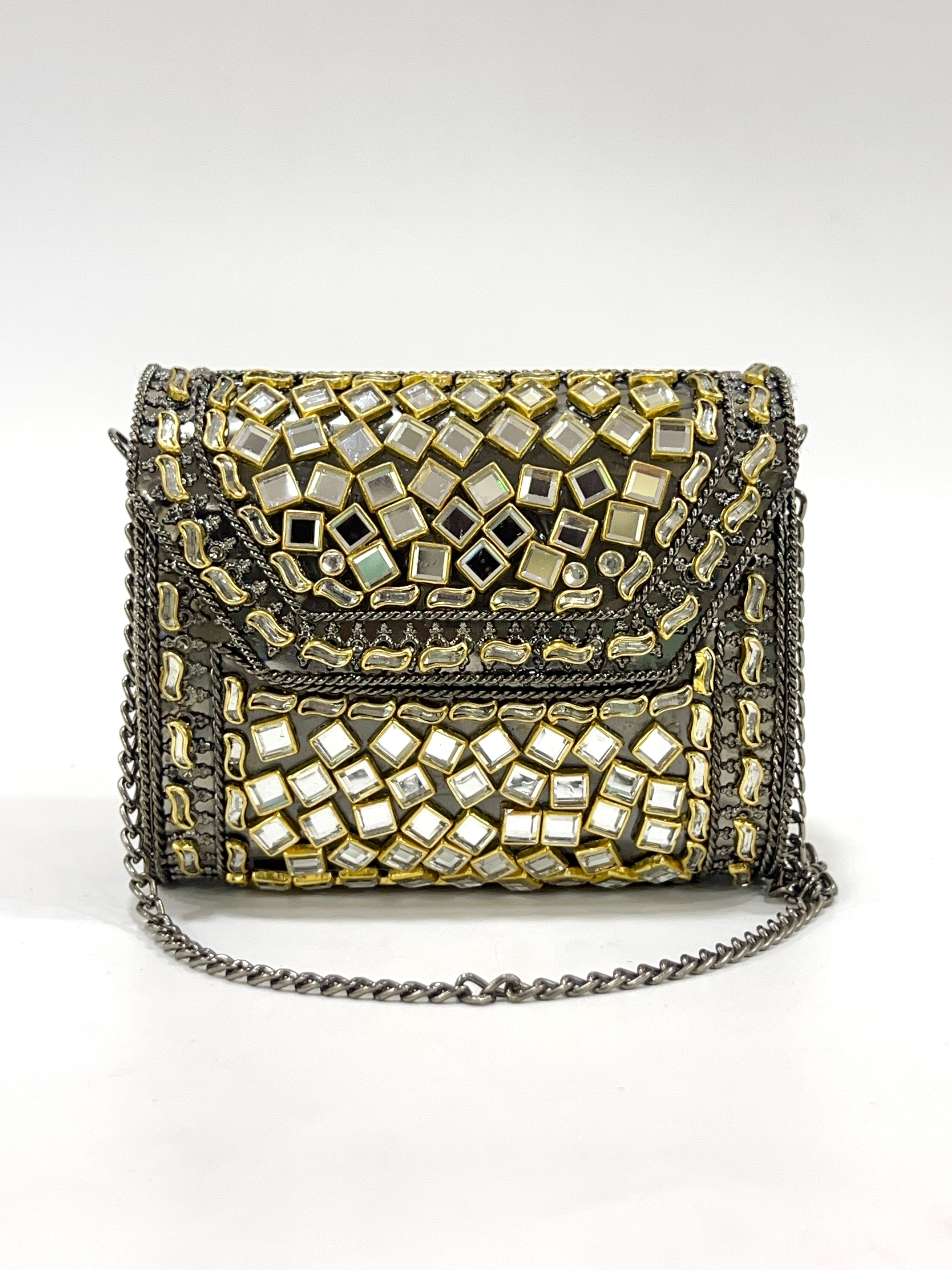Genevieve Kundan Clutch