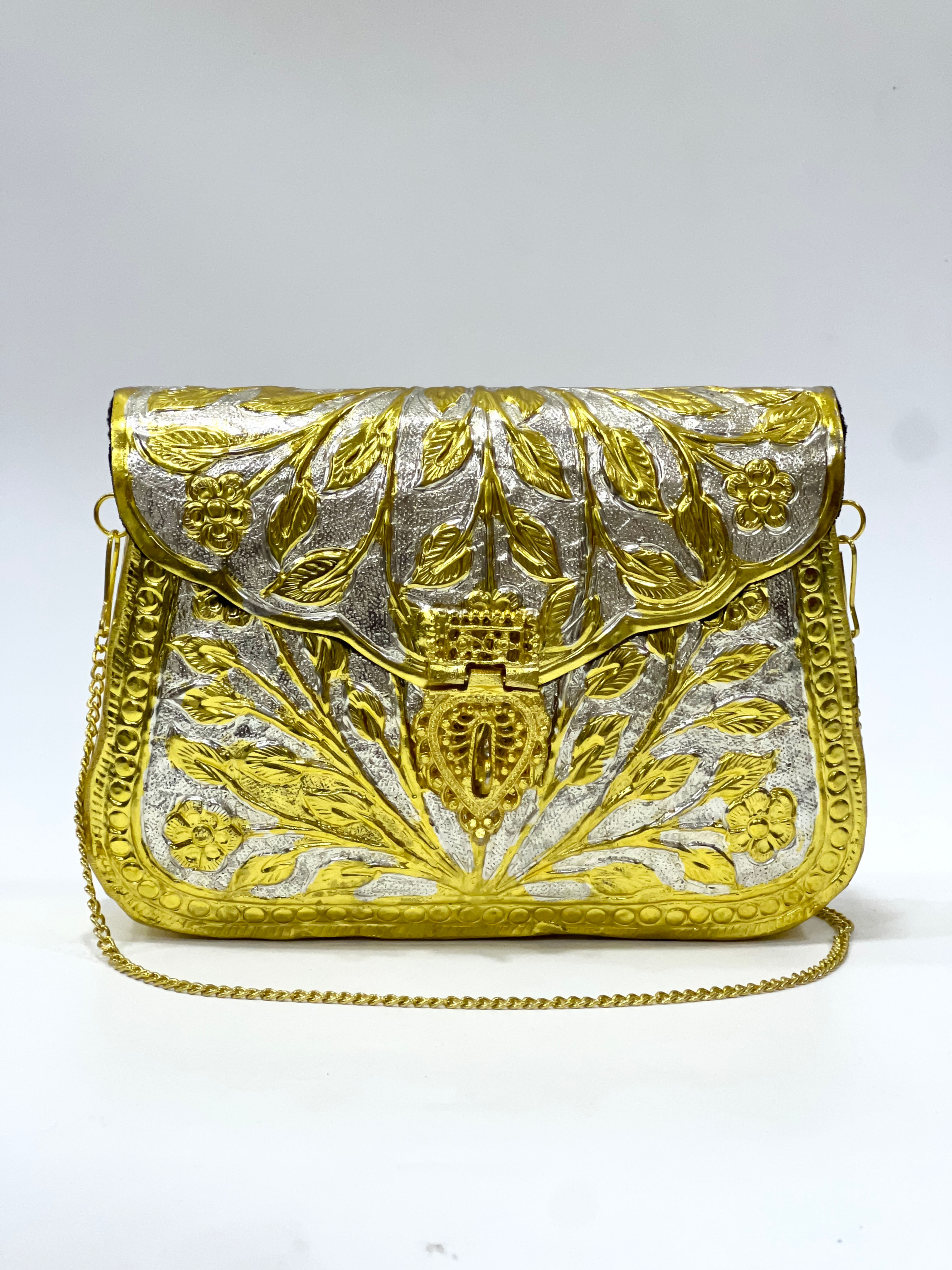 Royal Shine Brass Purse