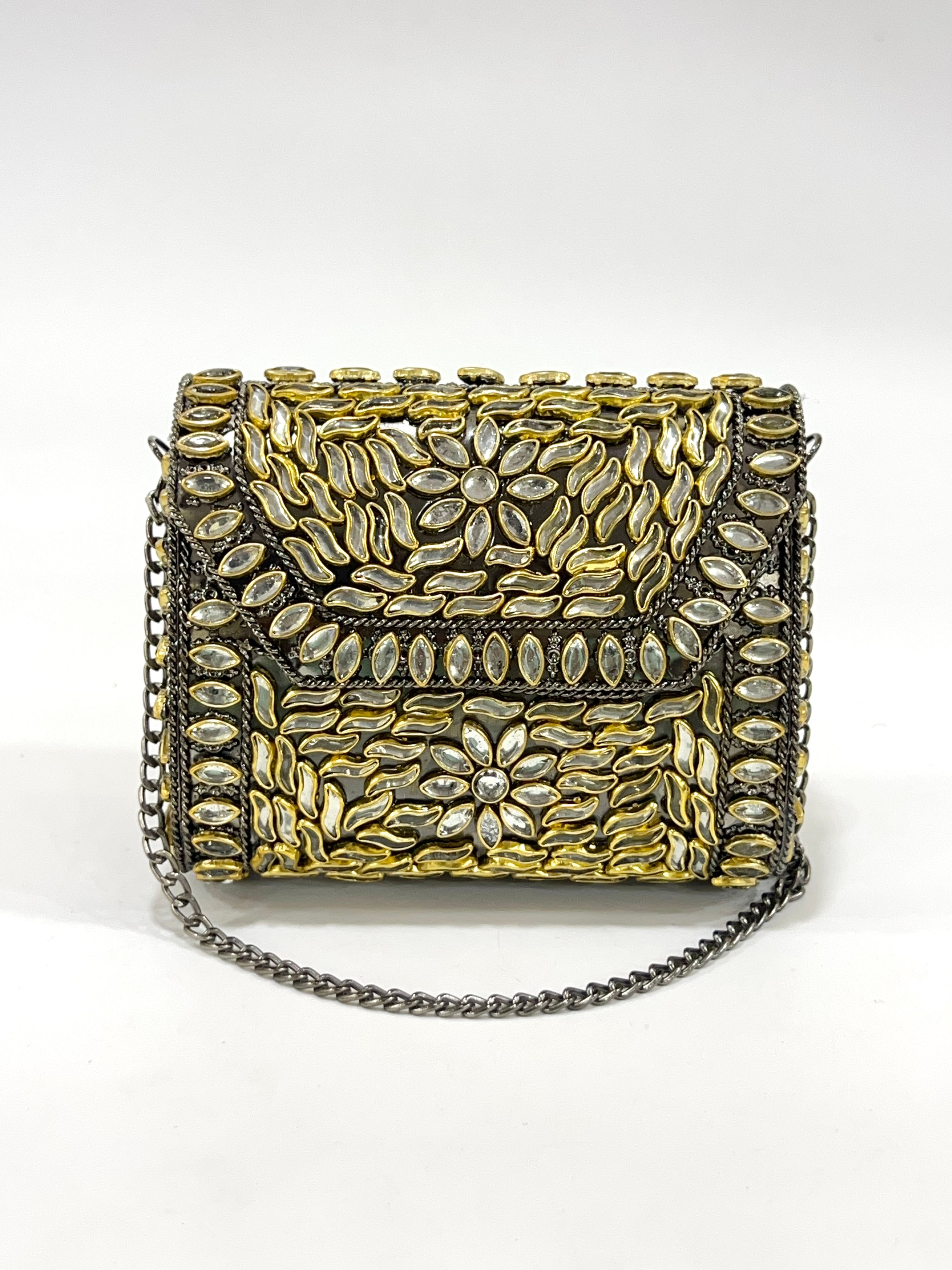 Marcelline Kundan Clutch