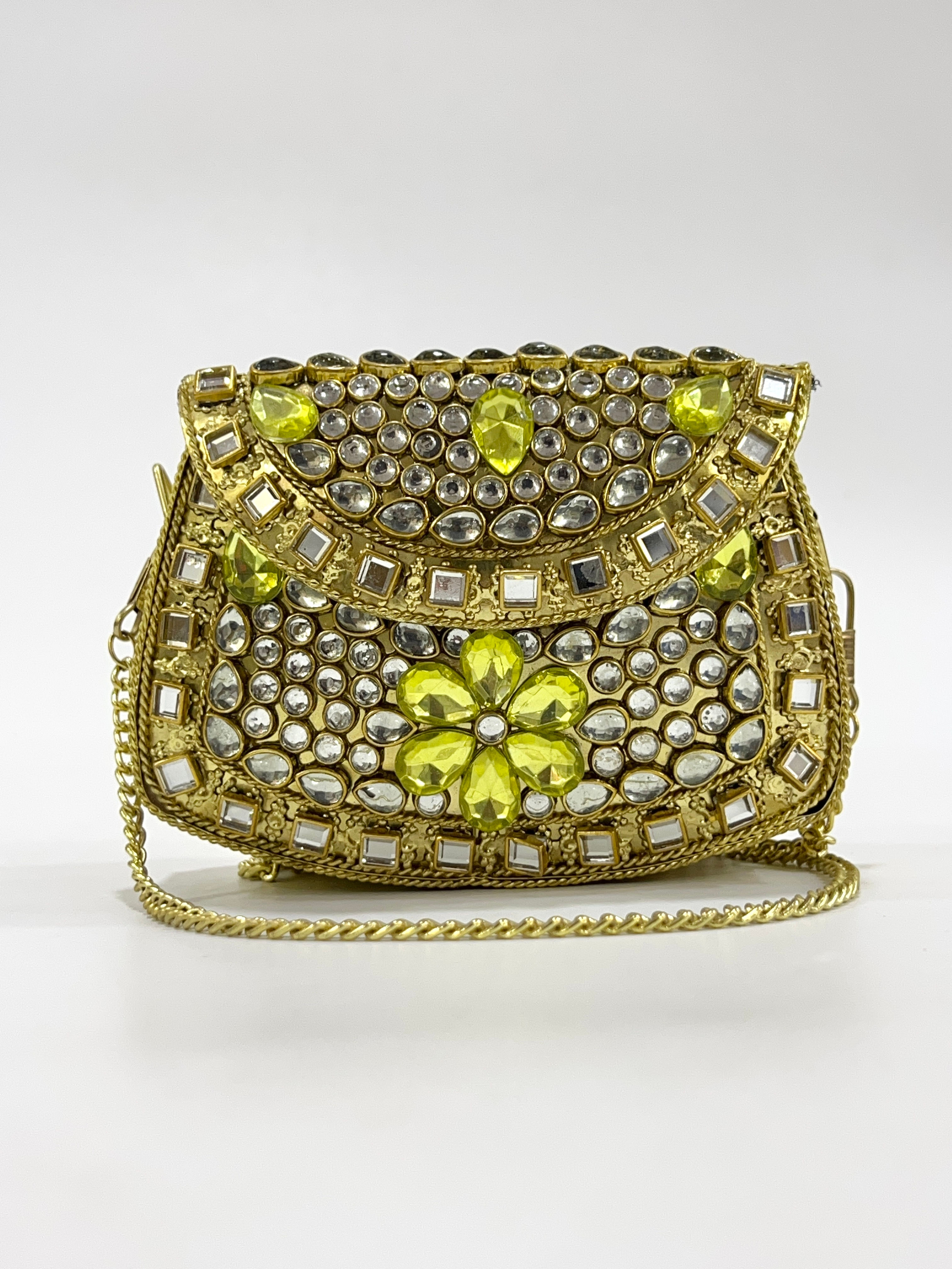 Eternal Elegance Kundan Clutch