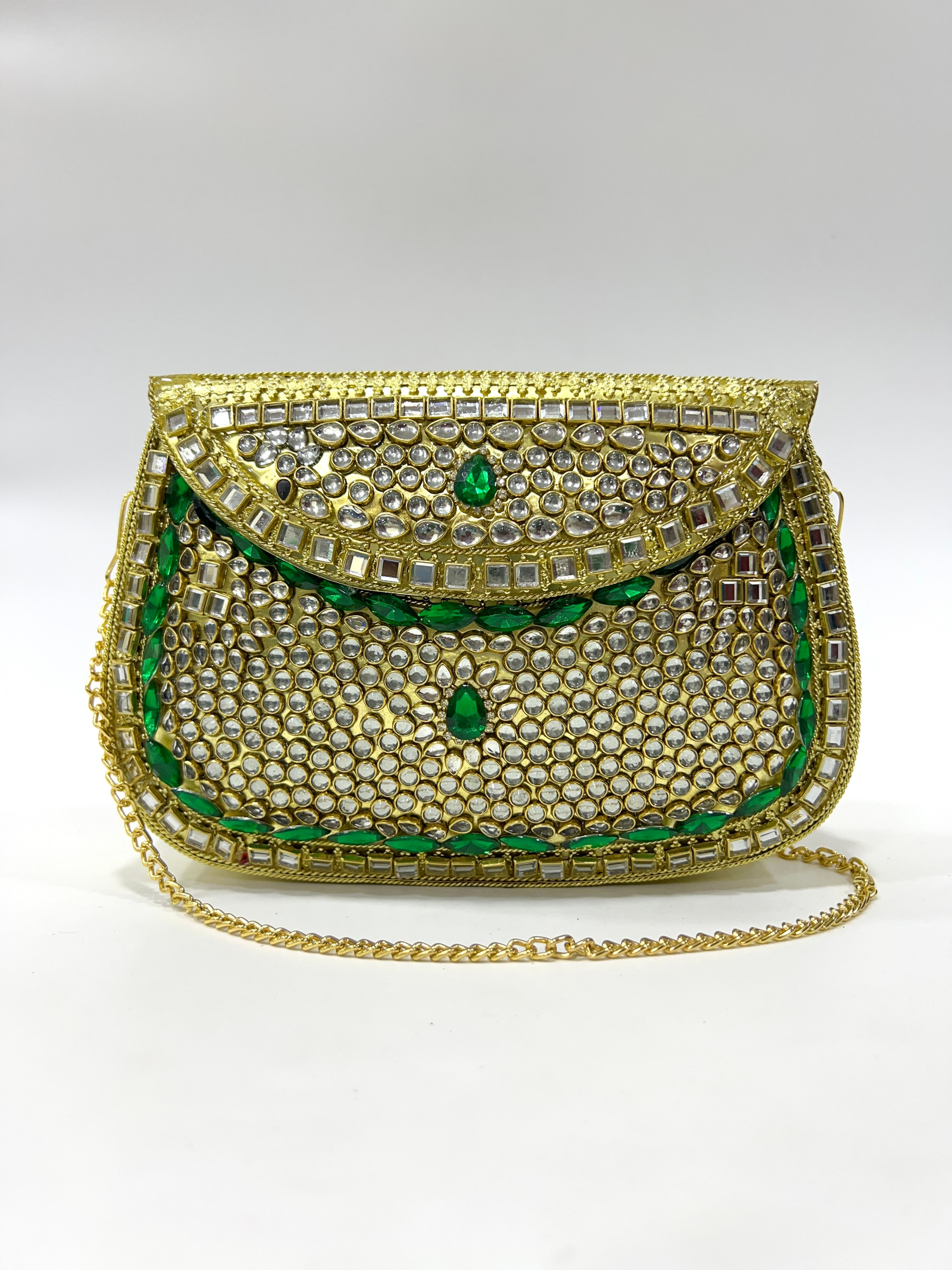 Ottoline Kundan Clutch