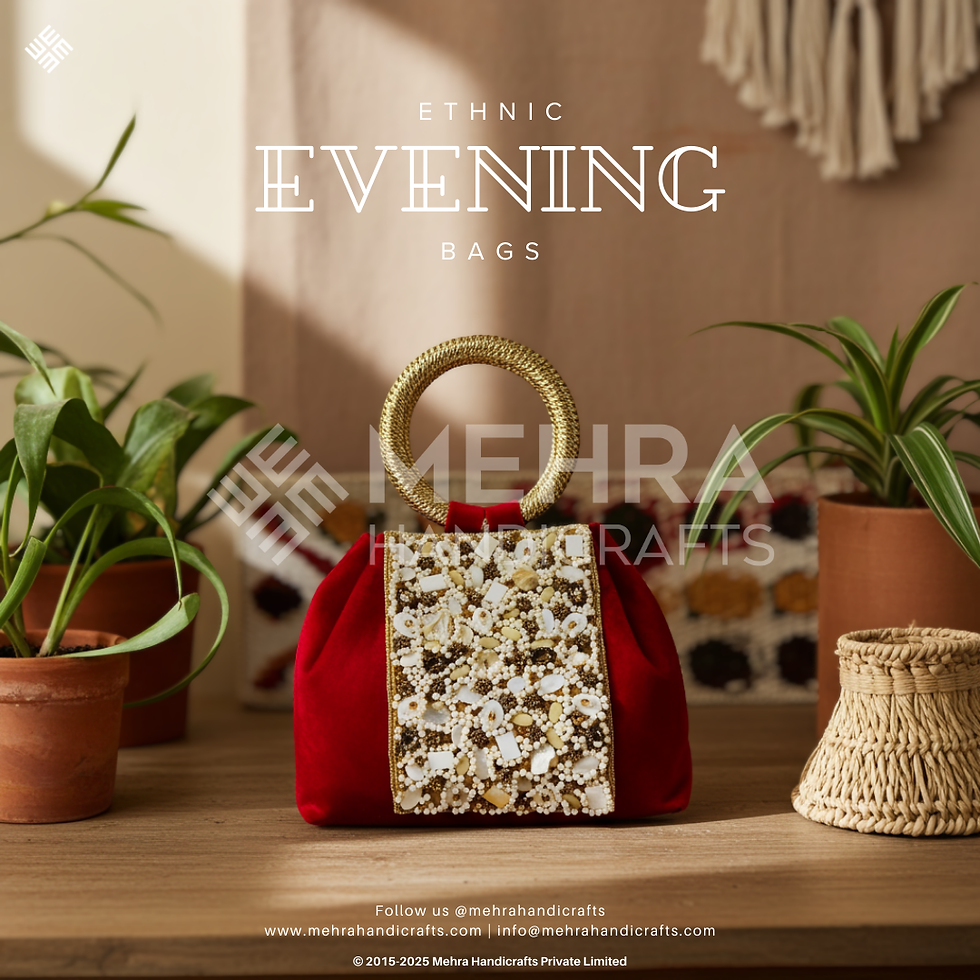 Designer Crystal Stone Evening Handbag