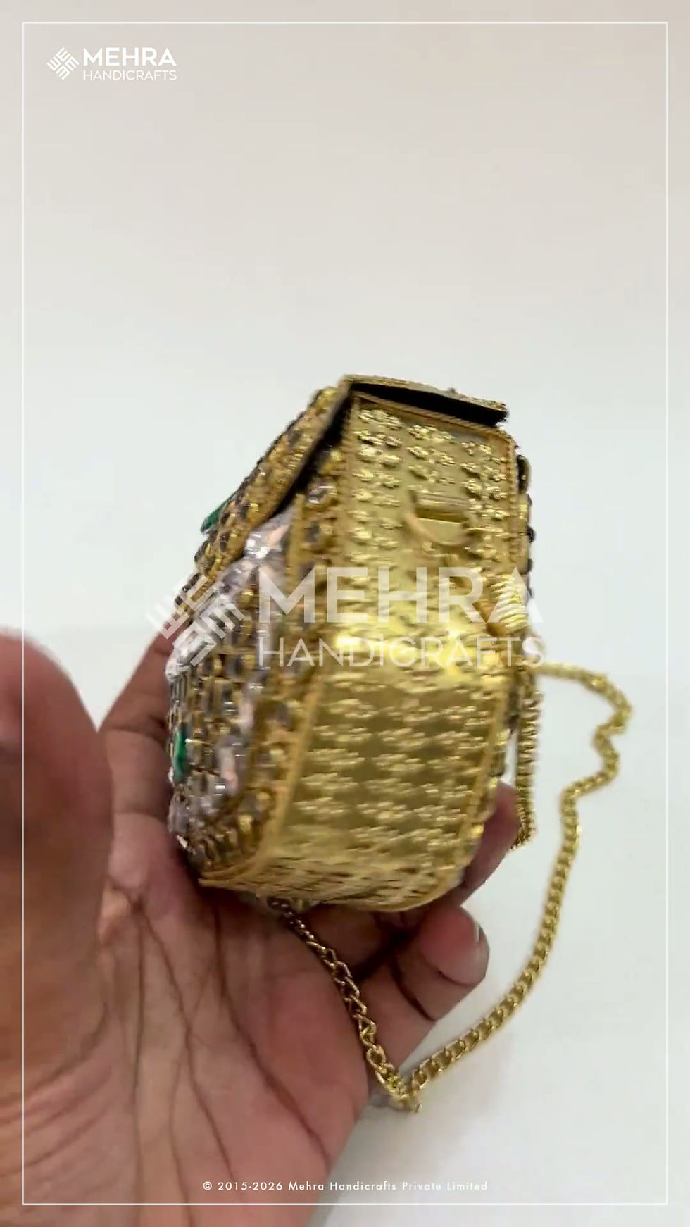 Thumbnail: Crown Radiance Kundan Handbag