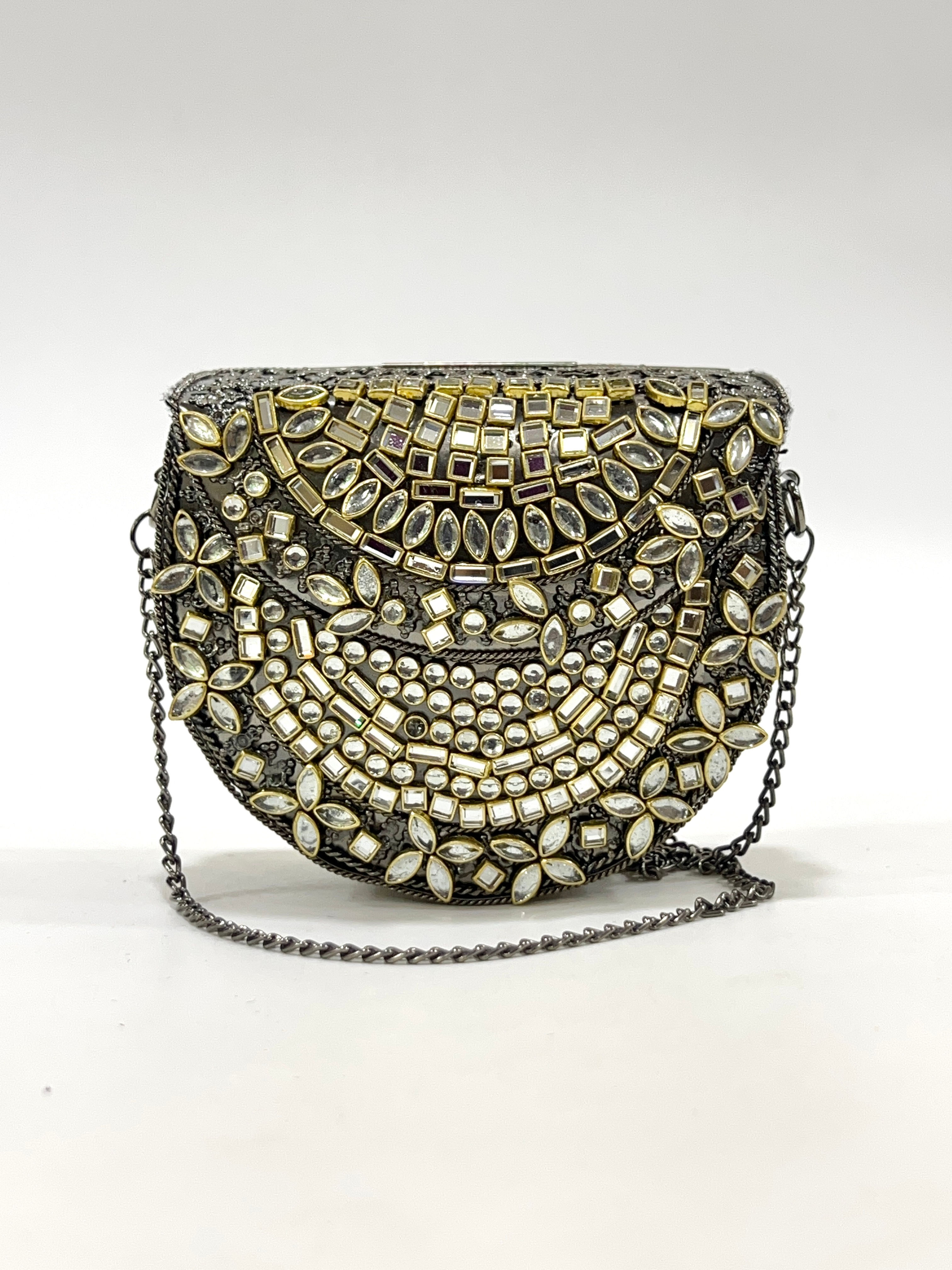 Rosalind Kundan Clutch