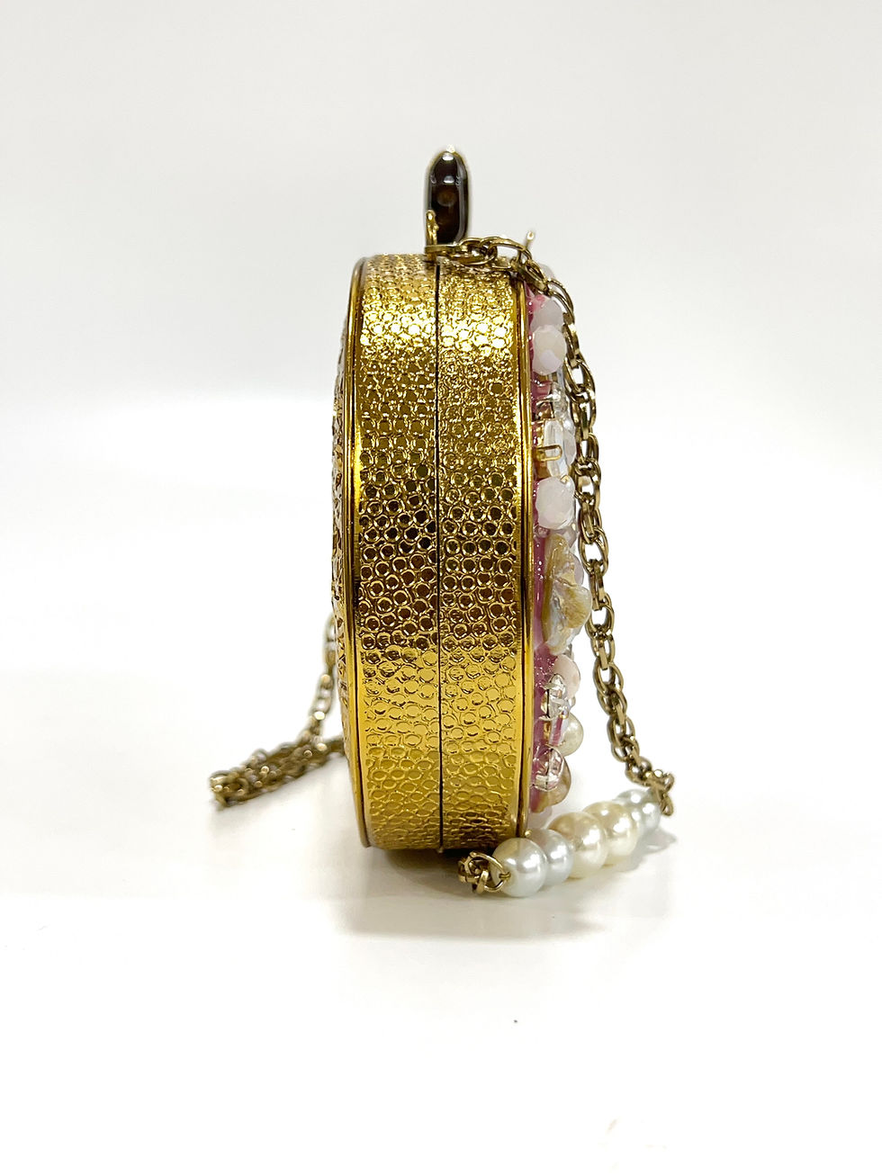 Thumbnail: Regal Elegance Handmade Brass MOP Evening Purse