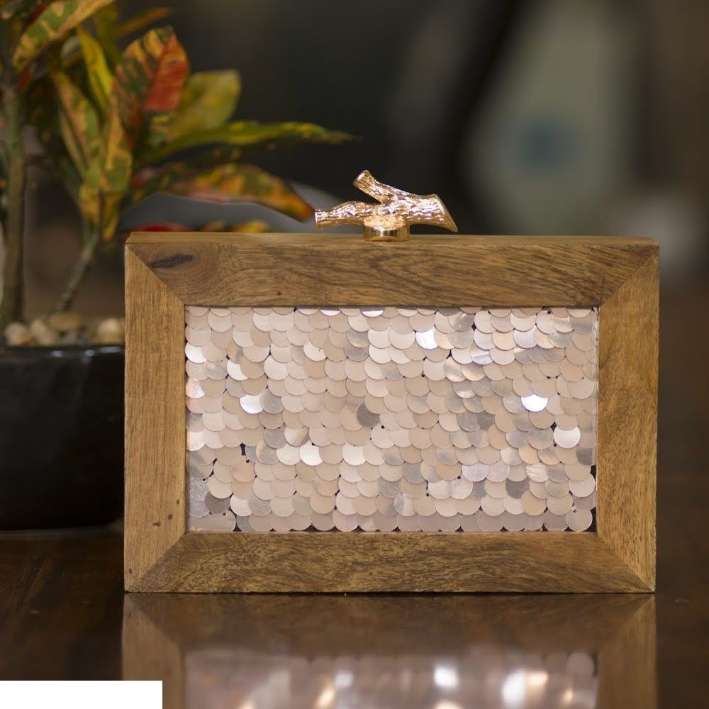 Natural Wood Clutch Bags – Handmade Artisanal Style