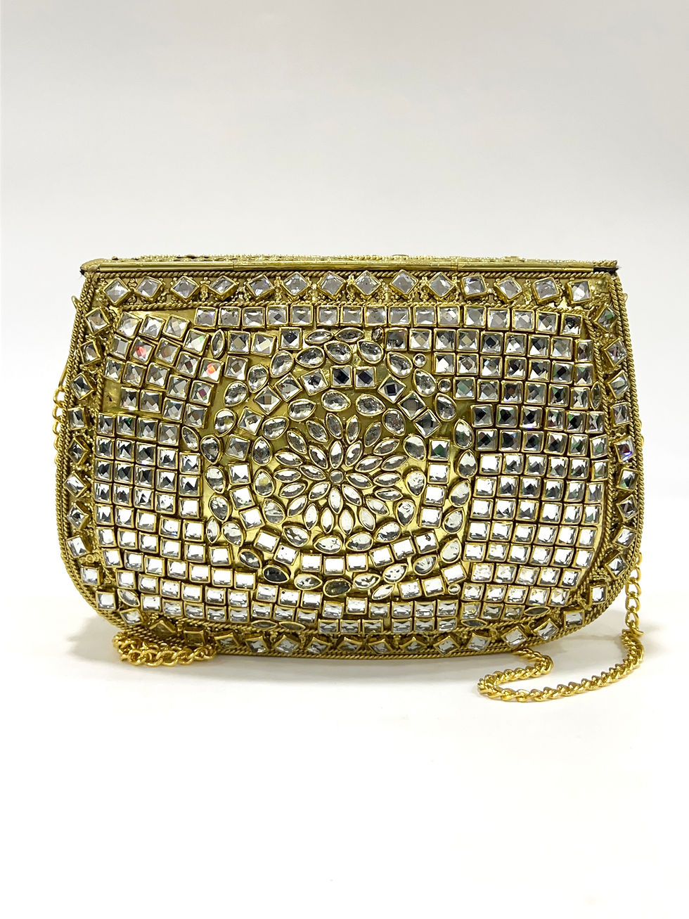 Thumbnail: Timeless Kundan Craft Clutch