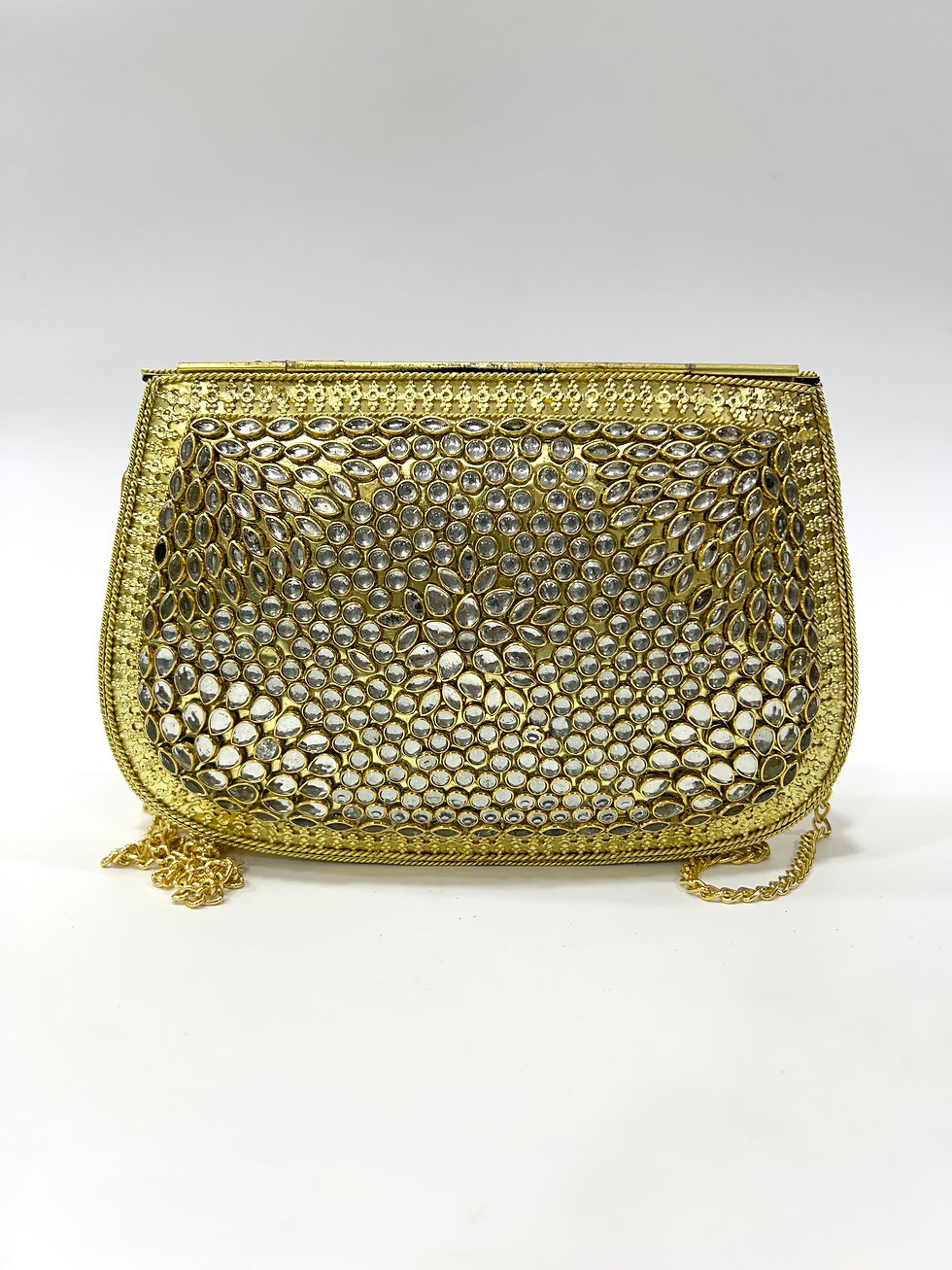 Thumbnail: Bridal Kundan Handcrafted Clutch