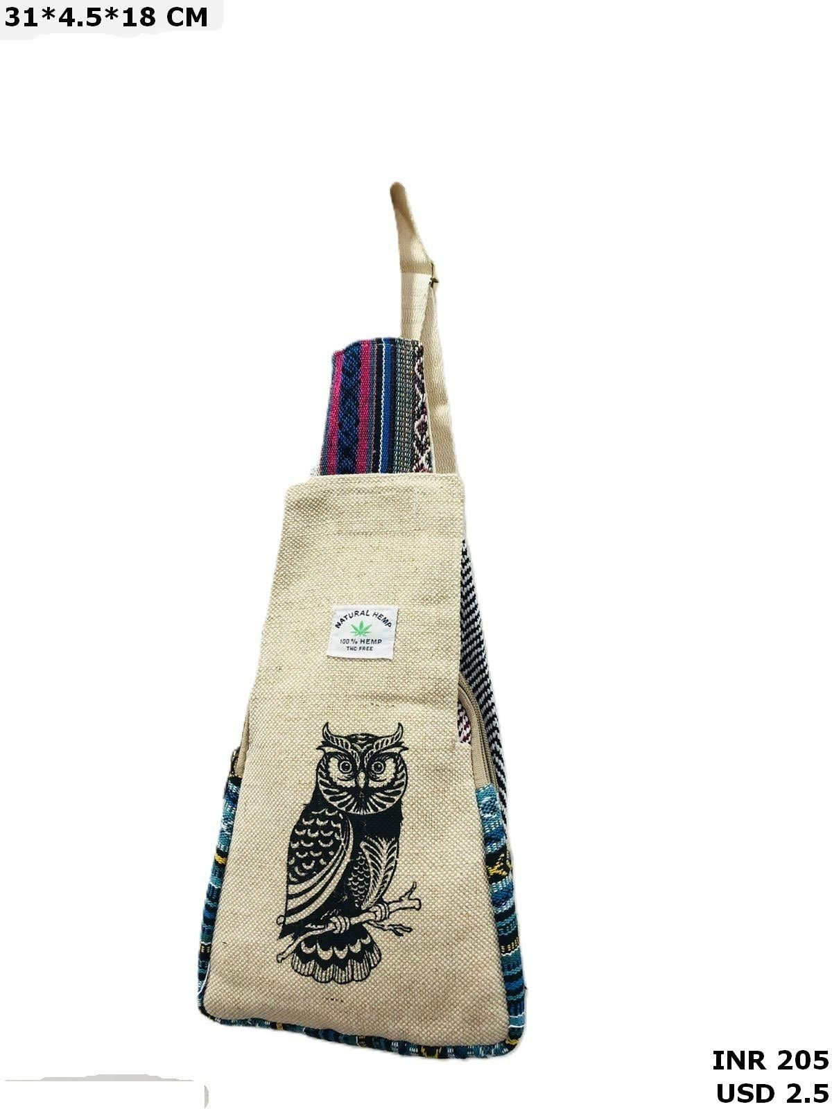 Eco-Friendly Handloom Cross Body Bags – Hemp and Cotton Blend Designs