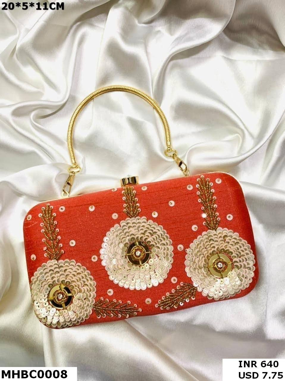 Thumbnail: Sophisticated Evening Box Clutch with Stones