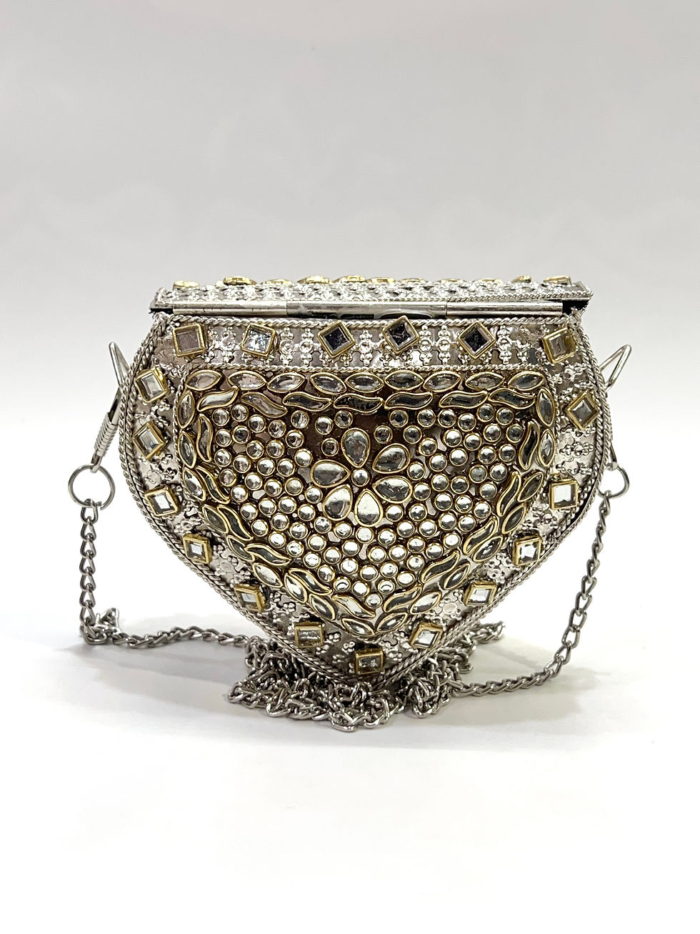 Thumbnail: Midnight Majesty Kundan Clutch