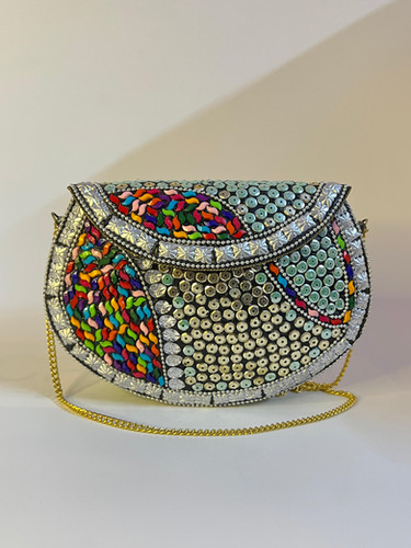 Luxury Handmade Metal Mosaic Evening Clutch Mehra Handicrafts Private  Limited