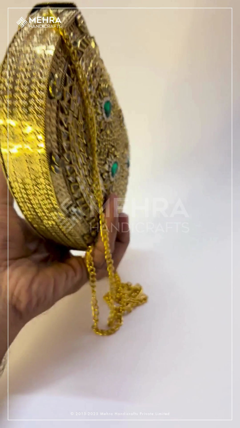 Thumbnail: Handmade Mosaic Kundan Clutches for Weddings & Festive Occasions