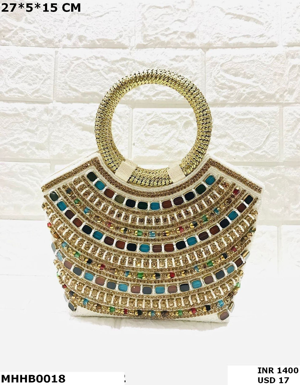 Thumbnail: Glamorous Handmade Crystal Bag – Perfect for Gifting or Events