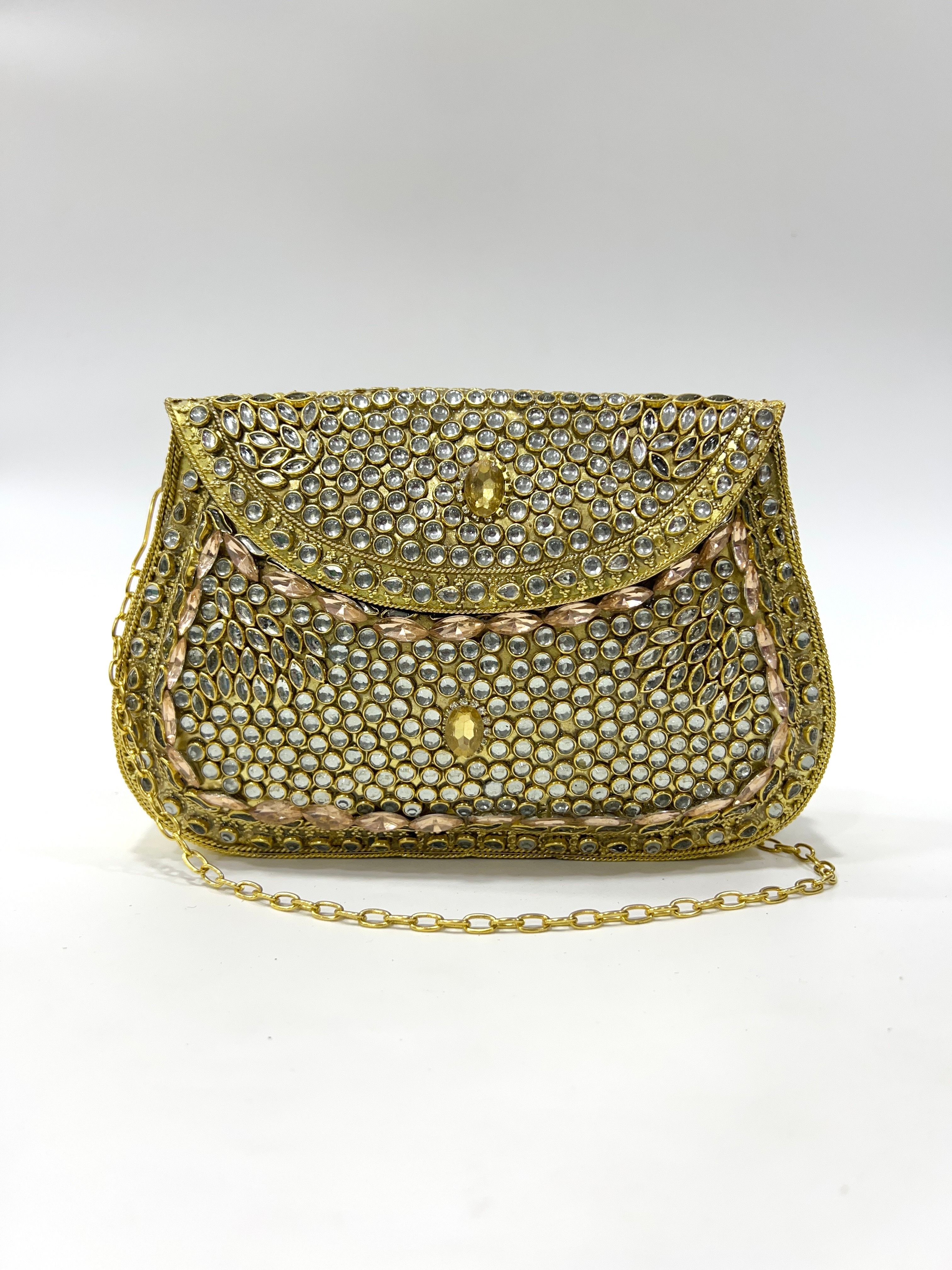 Amabel Kundan Clutch