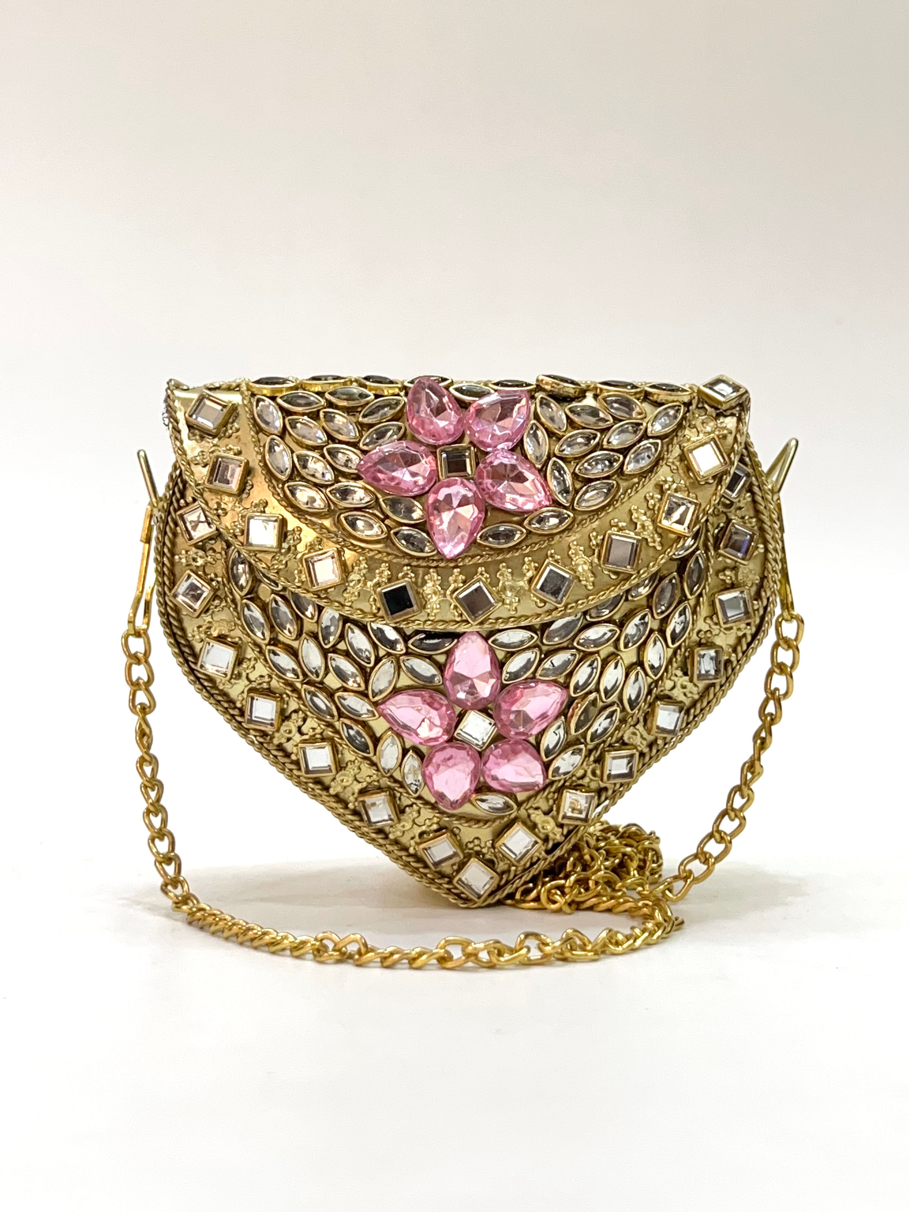 Radiant Heritage Kundan Bag