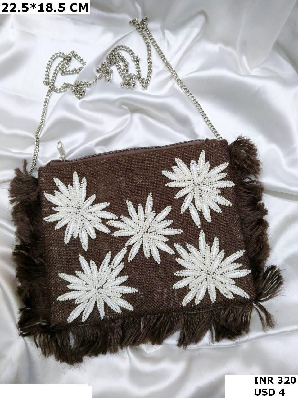 Thumbnail: Bohemian Handcrafted Beaded Boho Clutch Bag