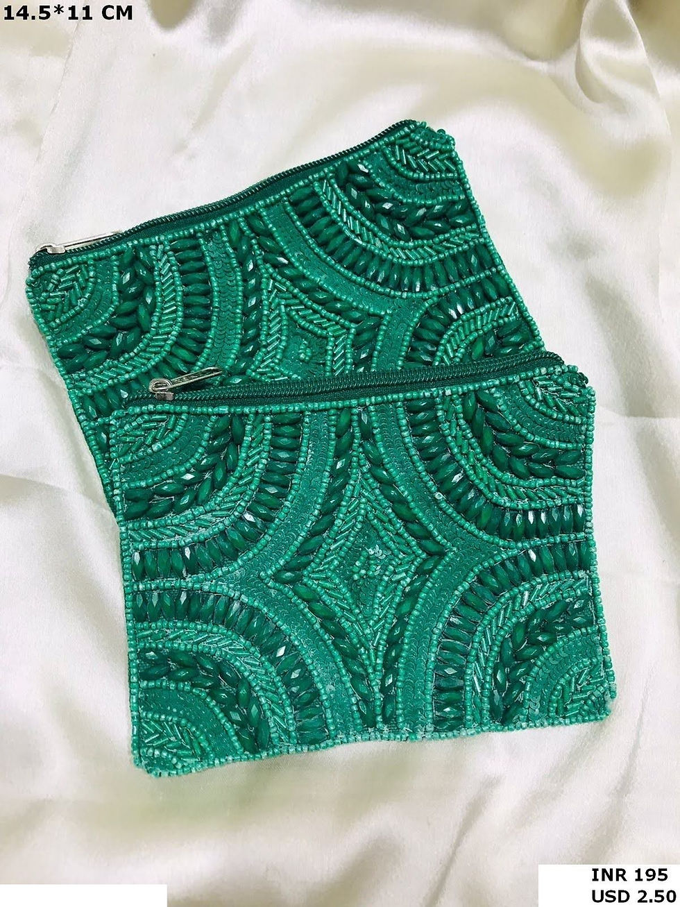 Thumbnail: Vintage-Inspired Boho Beaded Pouch Bag