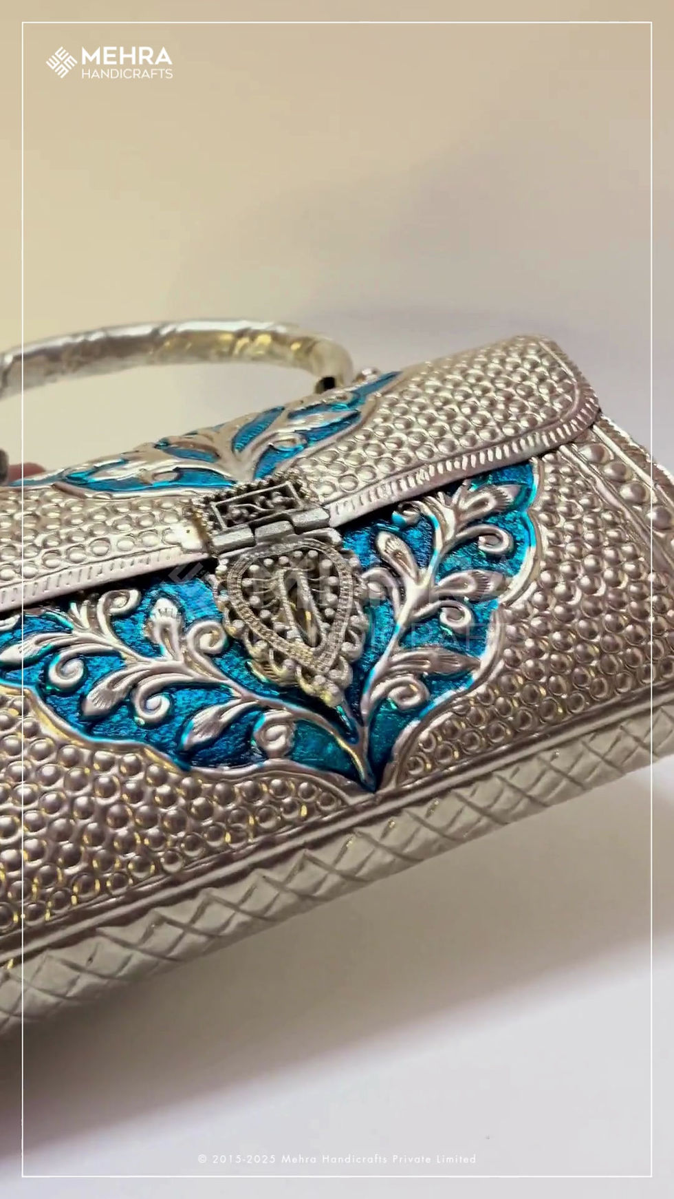Thumbnail: Handmade Silver Brass Clutches – Elegant Metal Evening Bag