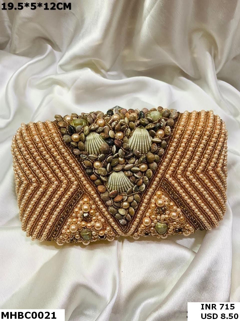 Thumbnail: Elegant Evening Box Clutch - Handmade Designer Glam