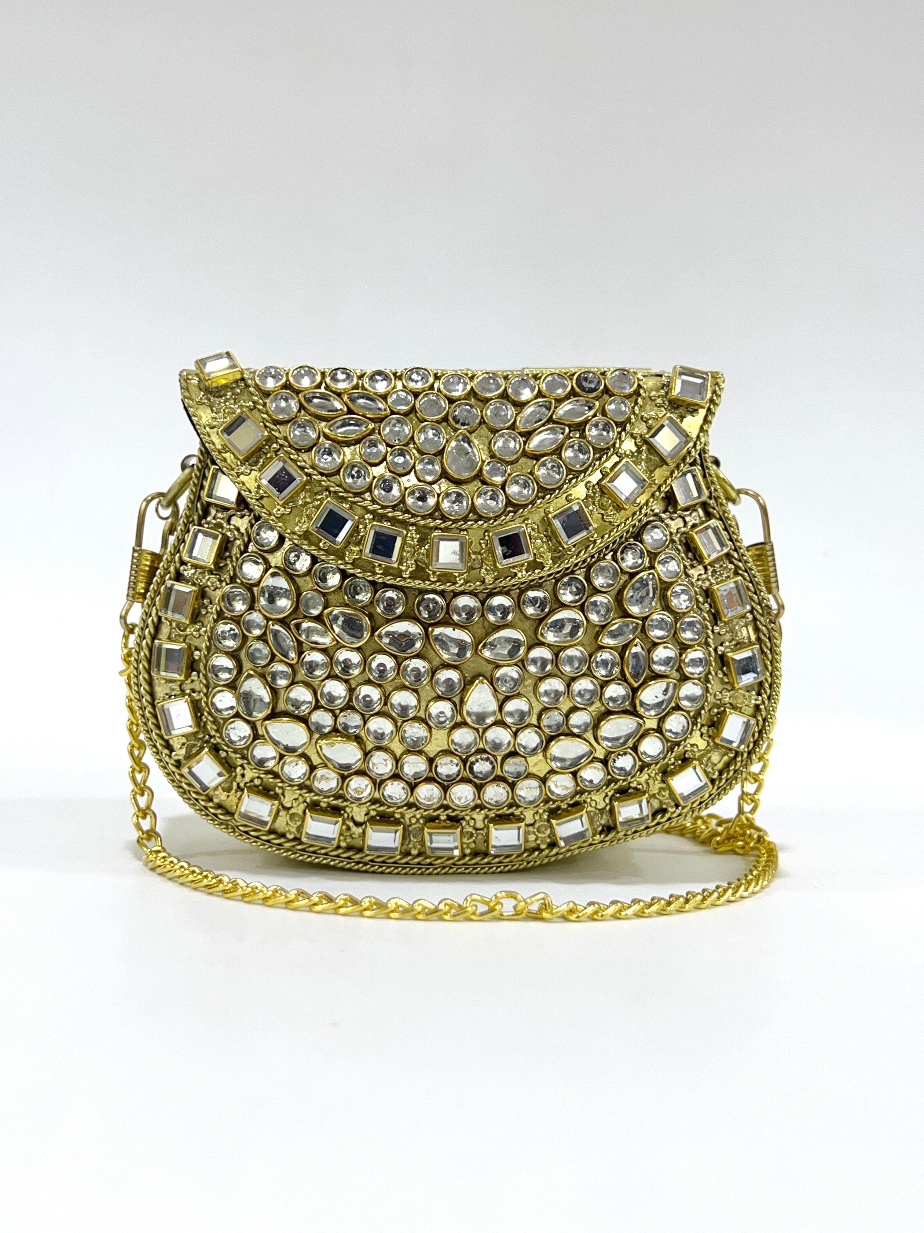 Timeless Treasure Kundan Clutch