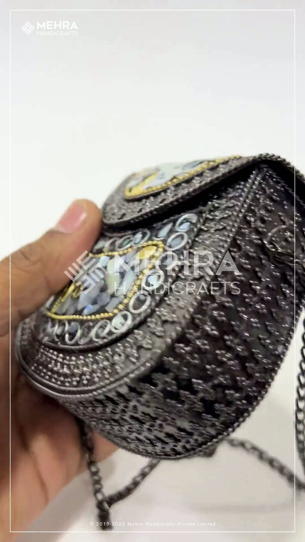 Thumbnail: Artisan Metal Tile Purse