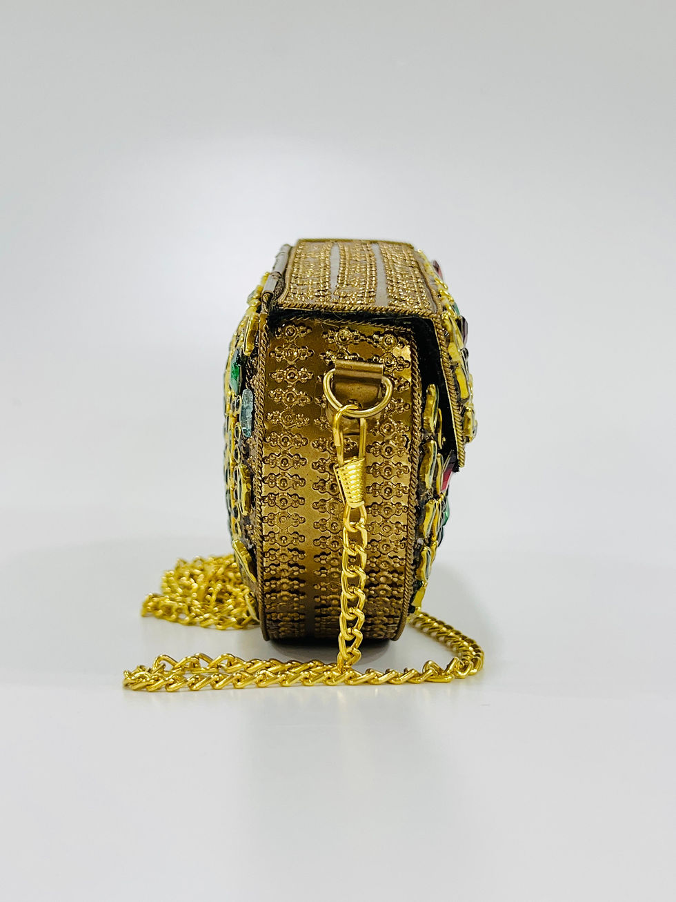 Thumbnail: Elegant Kundan Mosaic Handcrafted Bridal Purse