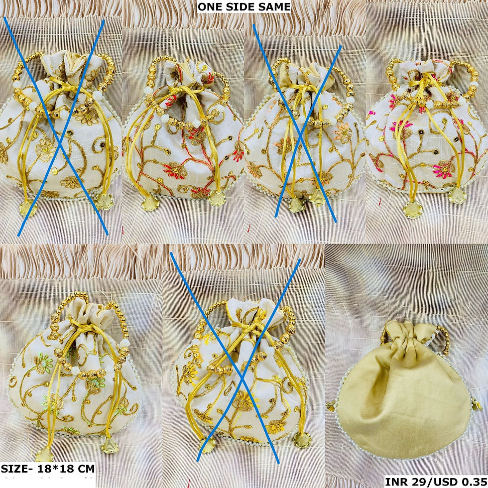 Thumbnail: Low-Cost Embroidered Potli Bags – Ethnic Giveaways & Festive Gifts