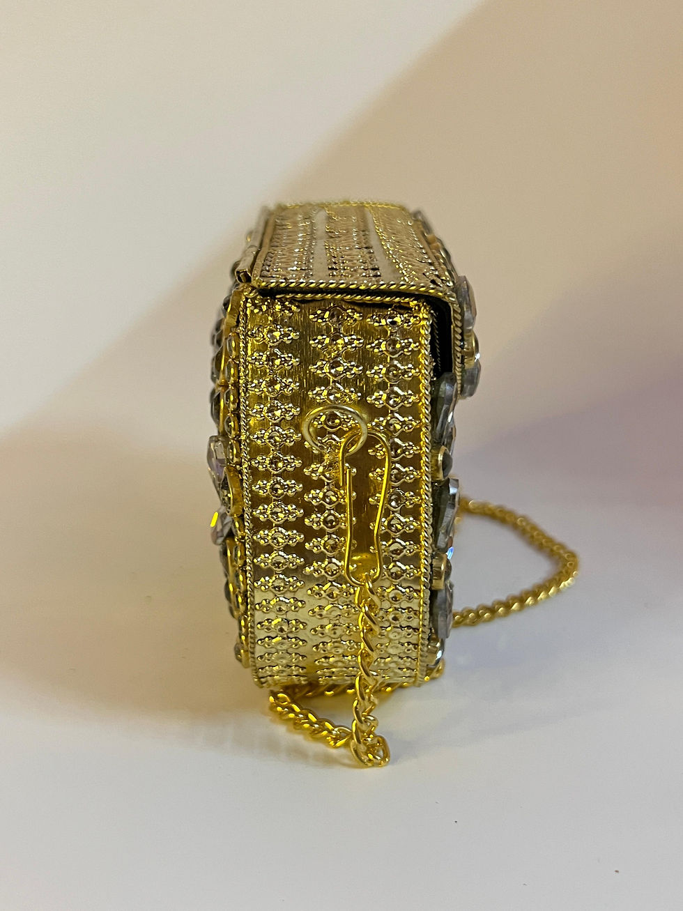 Thumbnail: Stunning Kundan Mosaic Evening Purse