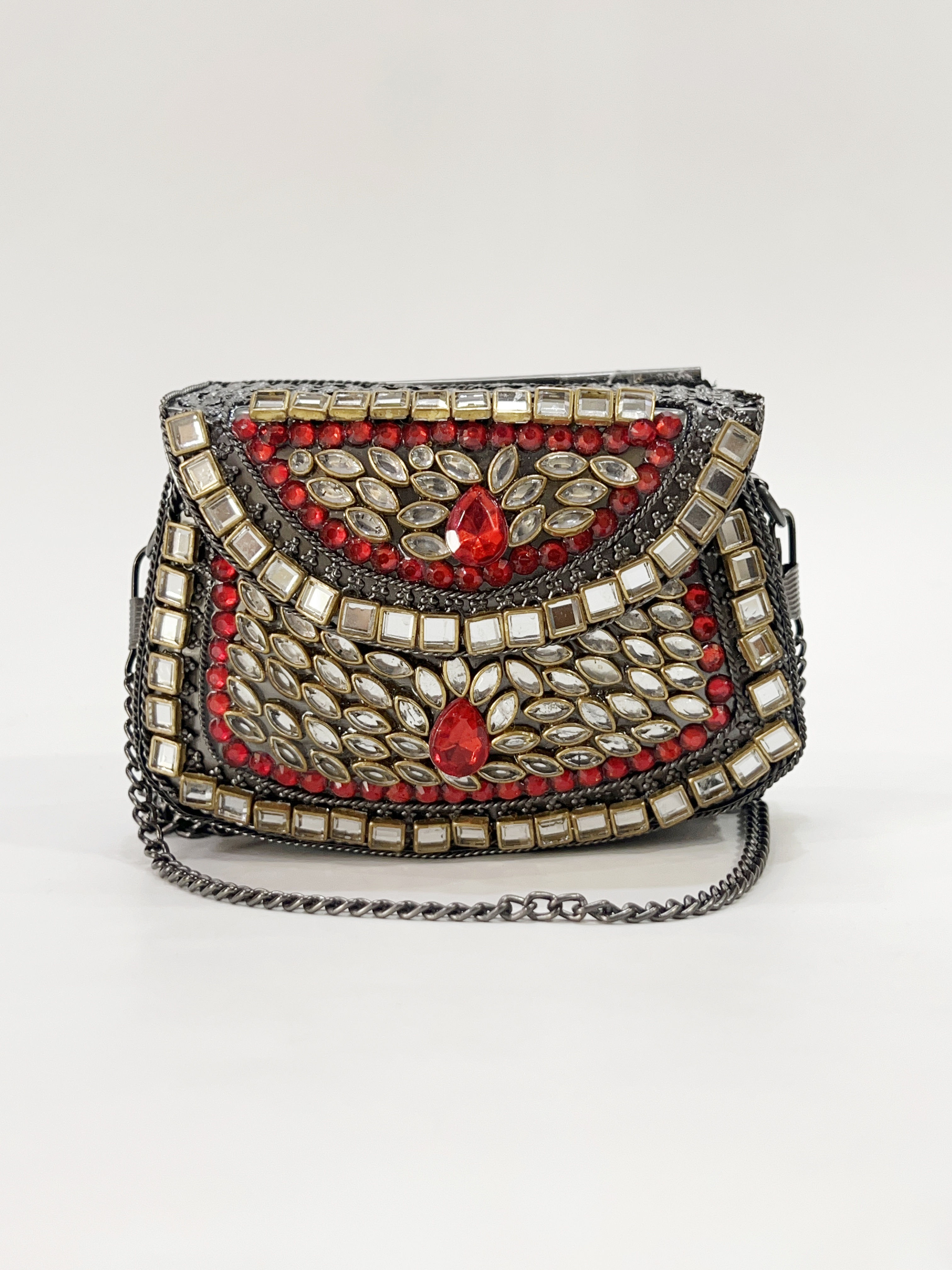 Opaline Kundan Clutch