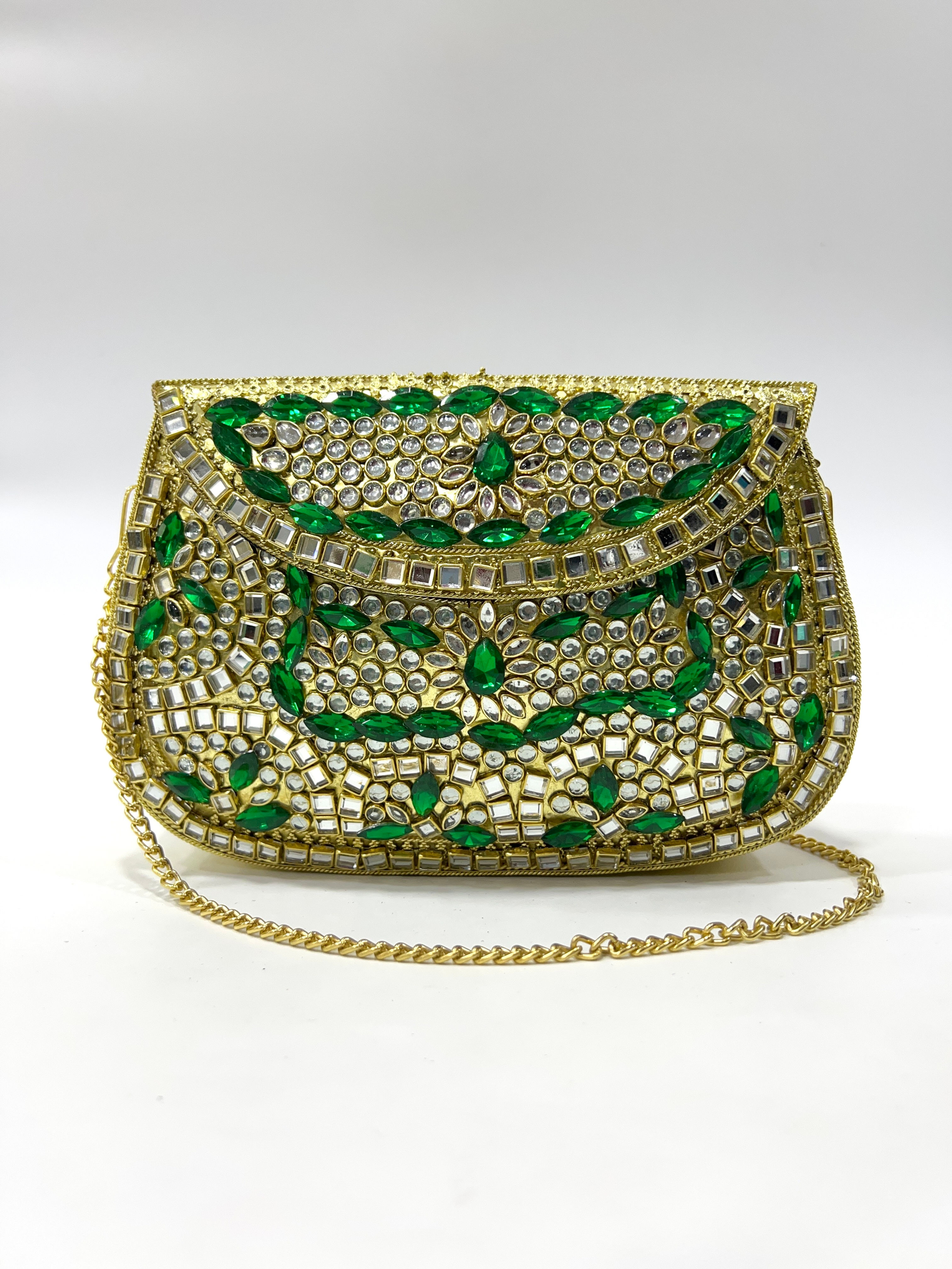 Designer Kundan Art Bag