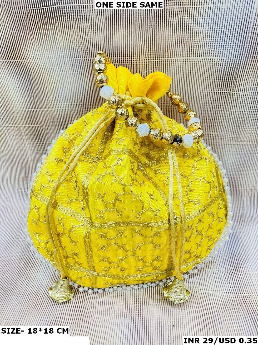 Affordable Indian Potli Bags with Embroidery – For Mehndi, Sangeet & Parties