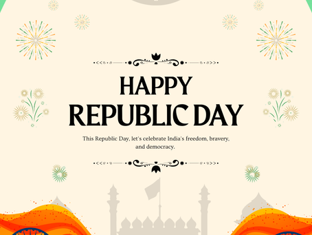 🇮🇳 Proud to be Indian. Happy Republic Day!Jai Hind 🇮🇳