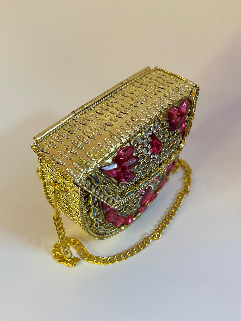 Thumbnail: Royal Kundan Mosaic Clutch Bag