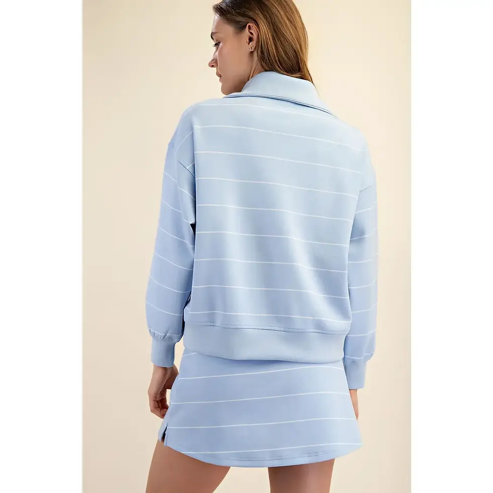 Thumbnail: Modal Scuba Stripe Skort Set