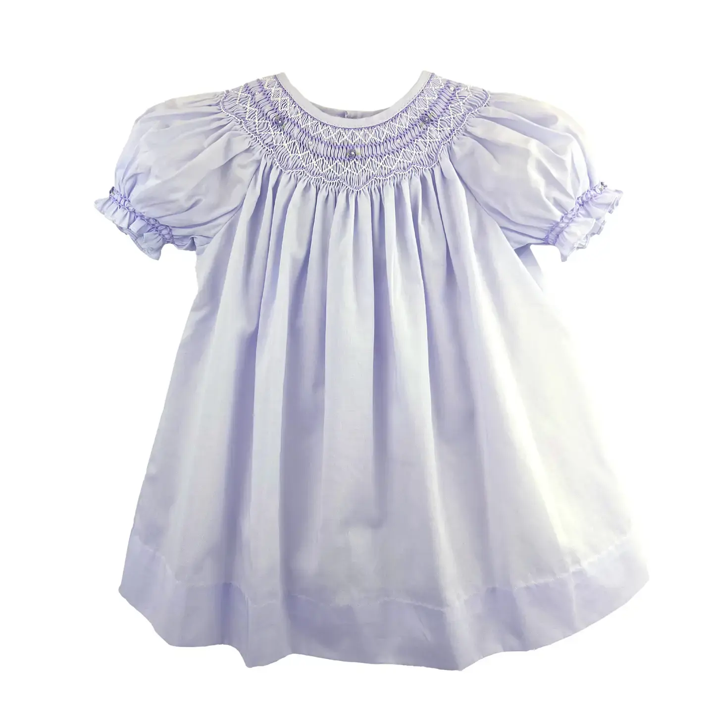 Lavender Bishop Daygown with Pearls