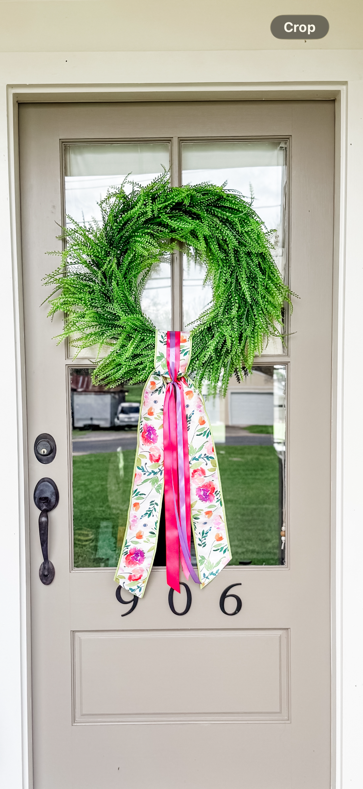 Bead Grass Wreath 24"
