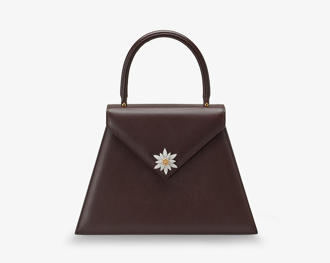 Couture-Dirndltasche Auguste – Frontansicht, seltenes Unikat aus München, exklusiv, rare couture dirndl handbag invitation only