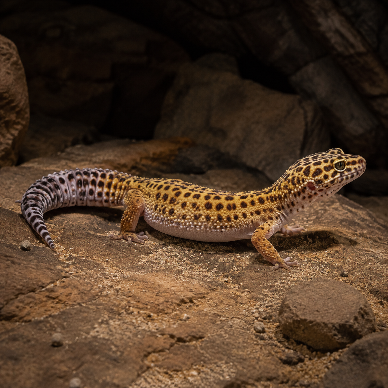Realistic Leopard Gecko product image