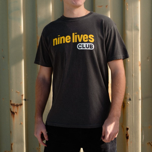 Nine Lives Club Tee | boxofcatsmusic.com