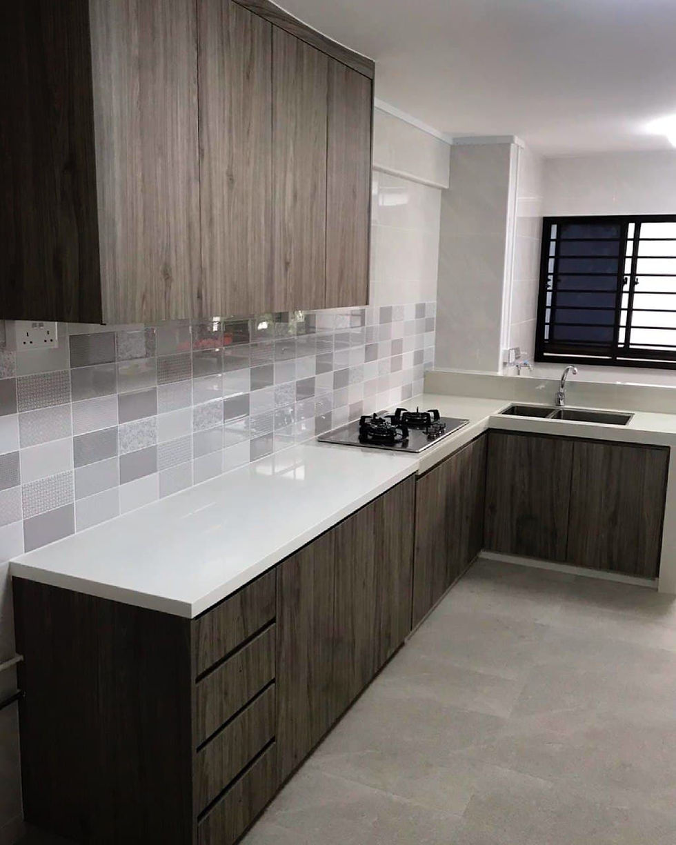 Singapore Tiler Flooring Contractor Tiling by Meng HDB Approved Ceramic Porcelain Homogeneous Parque