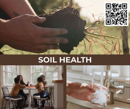 Soil health impacts your food. Your drinking water. Your Future.