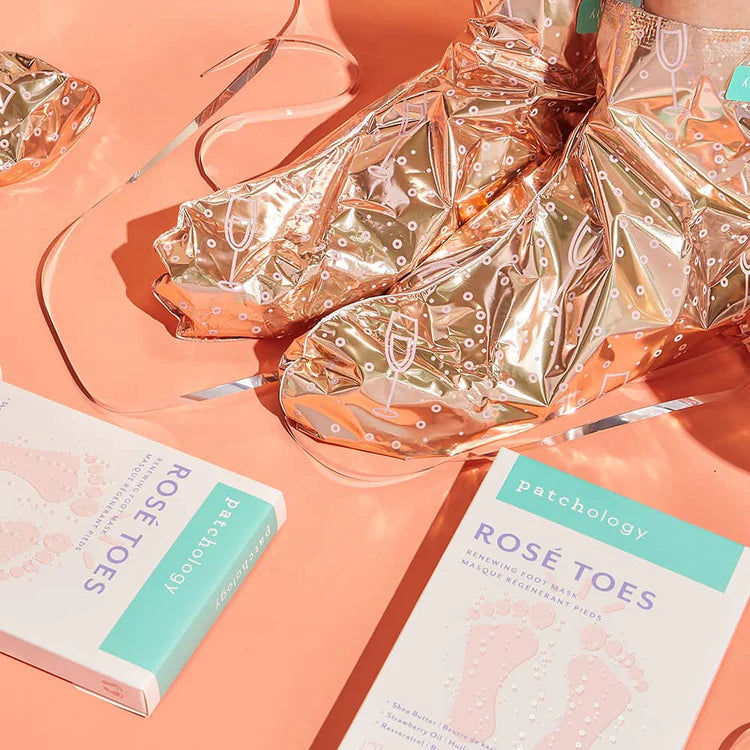 Thumbnail: Serve Chilled Rosé Toes, Renewing & Protecting Foot Mask