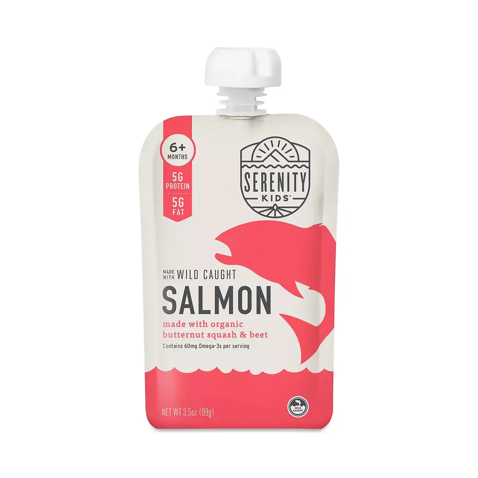 Wild Caught Salmon Pouches - Front