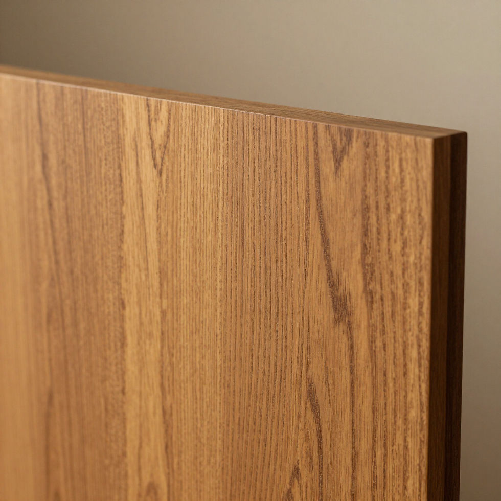 veneer faced flat center panel
