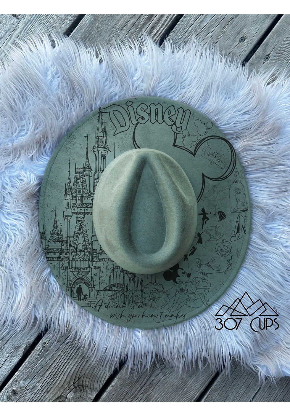 Dis Ears Wide Brim Hat SVG PNG PDF