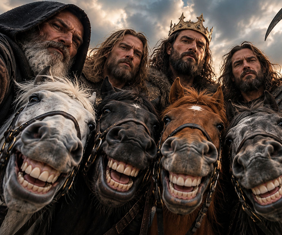 Los 4 jinetes del apocachiste: humor de respuesta directa