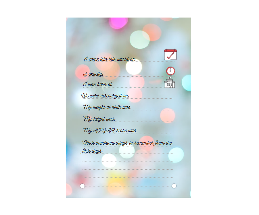 Thumbnail: Baby's First Diary