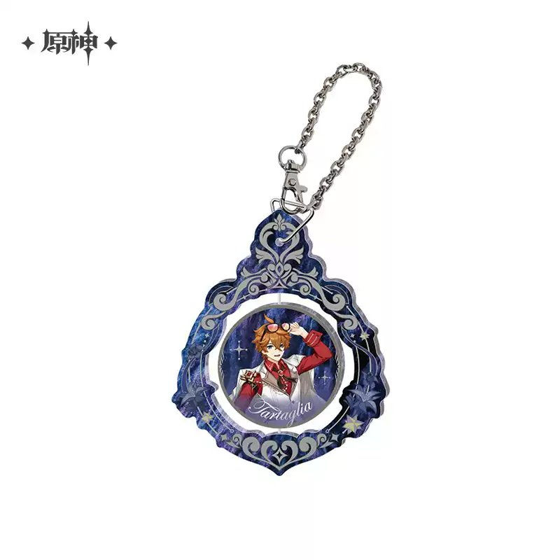 Thumbnail: Skirk, Tartaglia, Columbina, Arlecch [Official] [KeyChain/pendant]