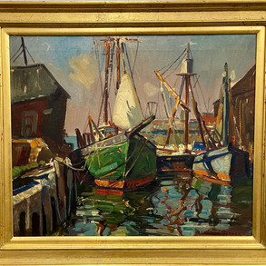 W Lester Stevens - Gloucester Harbor